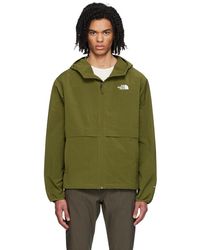 The North Face - Khaki Easy Wind Jacket - Lyst