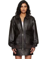 Frankie Shop - Viper Leather Jacket - Lyst