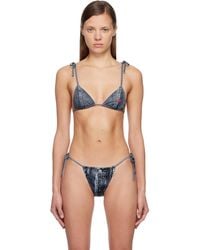 DIESEL - Tatiana-Dnm Bikini Top - Lyst