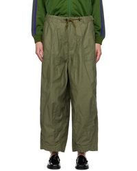 Needles - Green Fatigue Trousers - Lyst