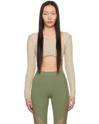 Isa Boulder - Ssense Exclusive Grid Long Sleeve T-Shirt - Lyst