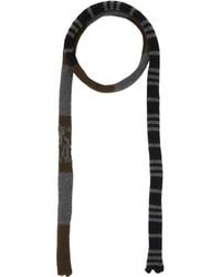 STEFAN COOKE - Stripe Knit Scarf - Lyst