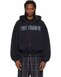 Vetements - Puffed Zip Up 'Free France' Hoodie - Lyst