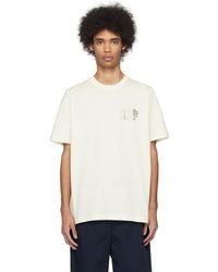 Moncler - オフホワイト グラフィックtシャツ - Lyst