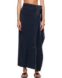 Issey Miyake - Ssense Exclusive Mercury Maxi Skirt - Lyst