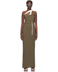 OTTOLINGER - Ssense Exclusive Taupe Maxi Dress - Lyst
