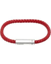 Le Gramme - Leather Cable 'Le 7G' Bracelet - Lyst
