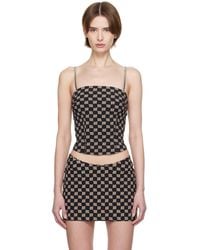 MISBHV - Monogram Spaghetti Top - Lyst