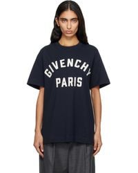 Givenchy - Paris' Boxy Fit T-Shirt - Lyst