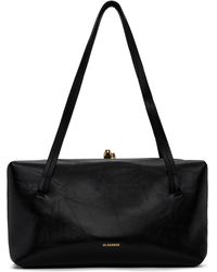 Jil Sander ブラック スモール Pillow Camera バッグ jil-sander-001-BLACK-Pillow-