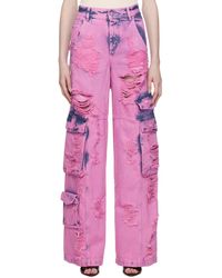 Gcds - Pink Ultracargo Jeans - Lyst