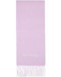 Acne Studios - Wool Logo Scarf - Lyst