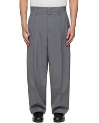 Jil Sander - Pleated Virgin Wool Trousers - Lyst
