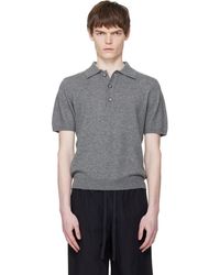 Entire studios - Short Sleeve Knit Polo - Lyst