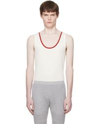 Dries Van Noten - Off- Pointelle Tank Top - Lyst