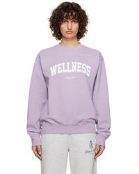Sporty & Rich - Purple 'wellness Ivy' Sweatshirt - Lyst