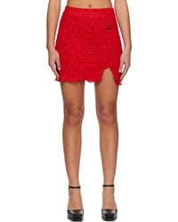 Yuzefi - Textured Miniskirt - Lyst