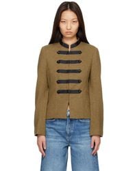 Rag & Bone - Khaki Mercer Regalia Blazer - Lyst