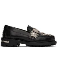 Toga - Ssense Exclusive Embellished Loafers - Lyst