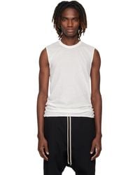 Rick Owens - Off- Temple Basic Sl Tank Top - Lyst