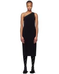 we11done - Unbalanced Midi Dress - Lyst