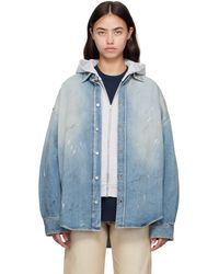Acne Studios - ブルー ボタンアップ デニムシャツ - Lyst