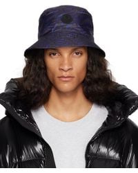 Moncler Genius - Moncler X Adidas Originals Reversible Blue & Black Logo Bucket Hat - Lyst