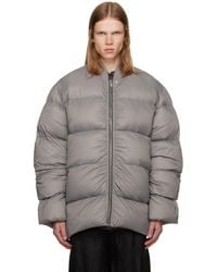 Rick Owens - Taupe Tower Classic Flight Down Jacket - Lyst