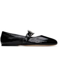 Paris Texas - Sveva Buckle Ballerina Flats - Lyst