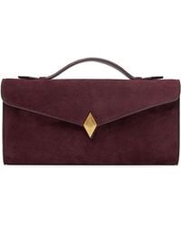 Metier - Burgundy Edge Clutch - Lyst