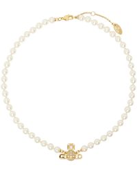 Vivienne Westwood - Kitty Faux-Pearl Necklace - Lyst