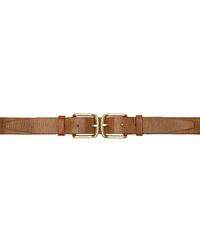 R13 - Double Buckle Belt - Lyst