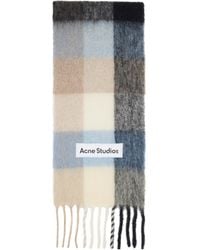 Acne Studios - Mohair Checked Scarf - Lyst
