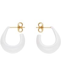 Lemaire - Curved Mini Drop Earrings - Lyst