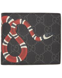 snake print gucci wallet