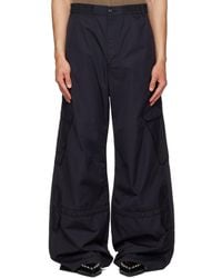 メンズ NULLUS ブラック 8-Pocket カーゴショートパンツ ブラック | Lyst