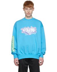 we11done - Cotton Sweatshirt - Lyst