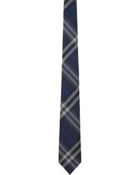 Burberry - Check Silk Tie - Lyst