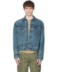 RRL - Leeland Denim Trucker Jacket - Lyst