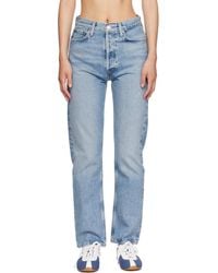 Agolde - 90's Pinch Waist High Rise Straight Jeans - Lyst
