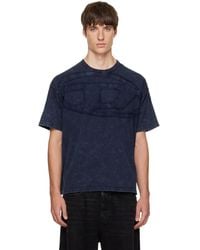 DIESEL - Relaxed Cotton Oval D Applique T-Shirt - Lyst
