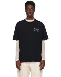 JW Anderson - Black Oversized T-shirt - Lyst