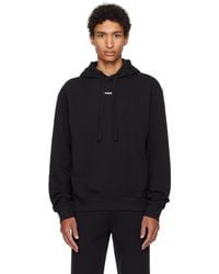 HUGO - Cotton-Terry Relaxed-Fit Hoodie - Lyst