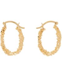 Veneda Carter - Petites boucles d'oreilles à anneau vc037 dorées - Lyst