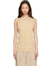 TOTEME - Twisted Jersey Halter Top - Lyst