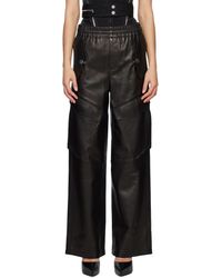 Dion Lee - Cargo Leather Pants - Lyst