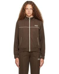 Sporty & Rich - Ssense Exclusive Brown Track Jacket - Lyst