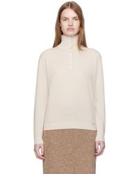 UMARMUNG - Off- Wool Cashmere Two Way Sweater - Lyst
