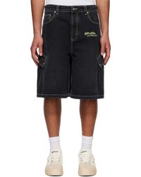 Off-White c/o Virgil Abloh - Safari Cargo Denim Shorts - Lyst