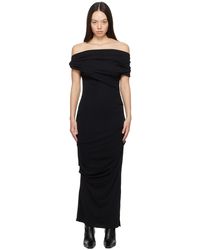 Paris Georgia Basics - Robe longue ida noire exclusive à ssense - 05 elemental - Lyst